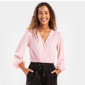 Blush Bodysuit Blouse